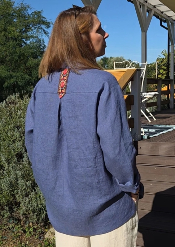 Lniana koszula damska oversize Luzi – Nature Touch