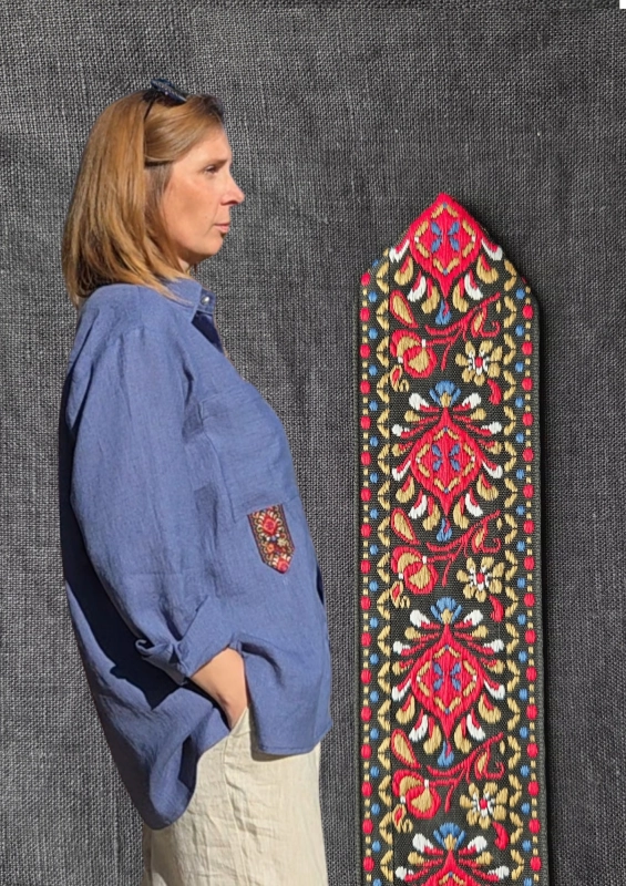 Lniana koszula damska oversize Luzi – Nature Touch